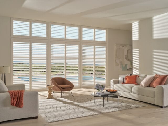 Classic style. Effortless light control. Palm Beach™ Shutters make every room feel complete. Call us at (985) 209-1689 to design your perfect look.